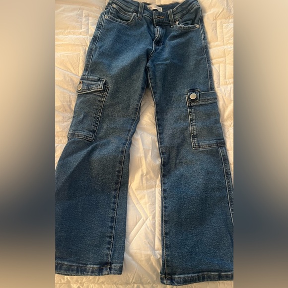 Zara Other - Zara Dark Denim Cargo Pants